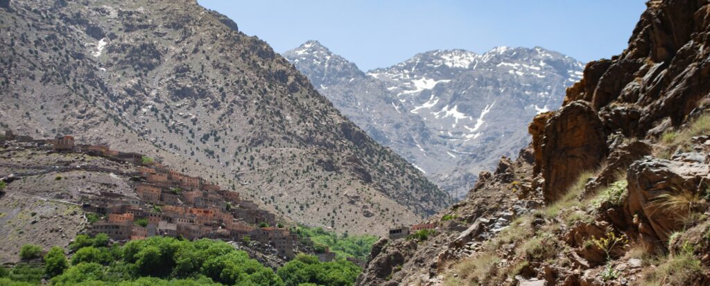 La vallée Imlil, Mont Toukbal & désert d’Agafay